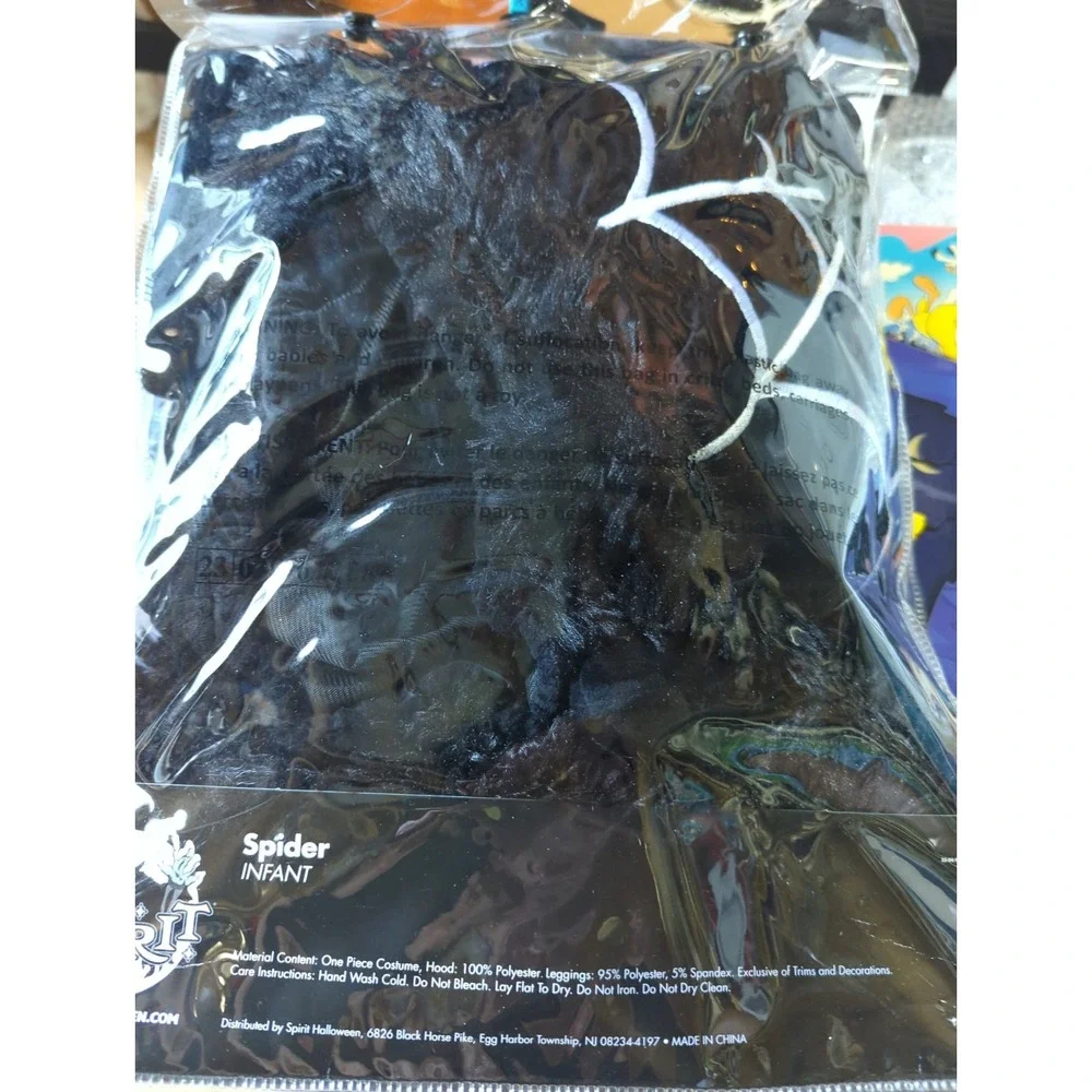 Infant Toddler Spider Costume, size 18-24 Months EUC Spirit Halloween